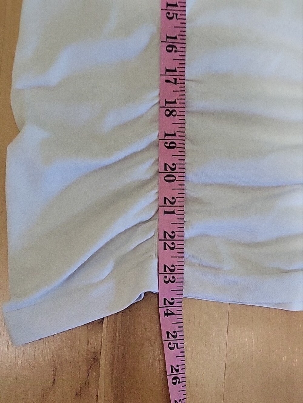 Athleta White Ruched Side Racerback Tank Top Size M Yoga - Picture 12 of 13